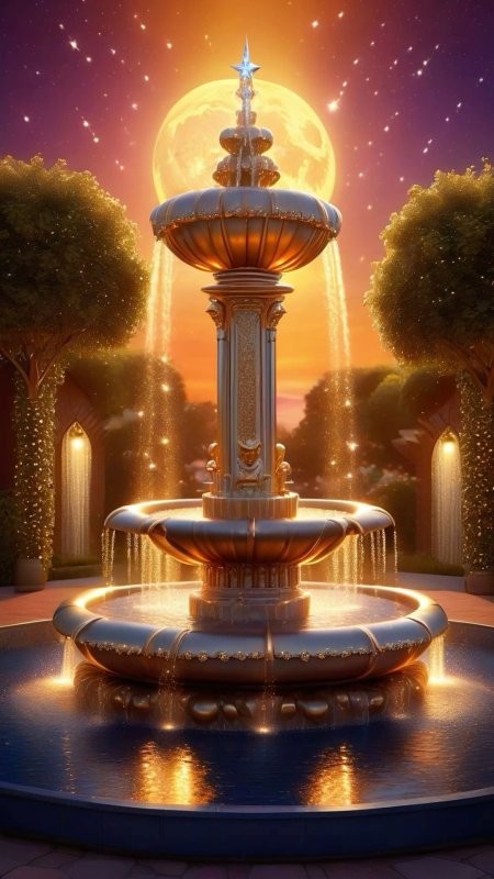A fountain