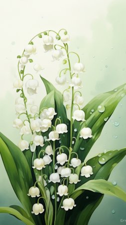 Ландыши рисунки