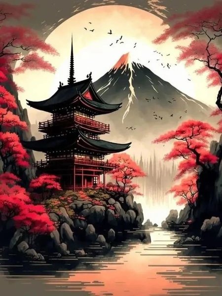 Japanese temple art