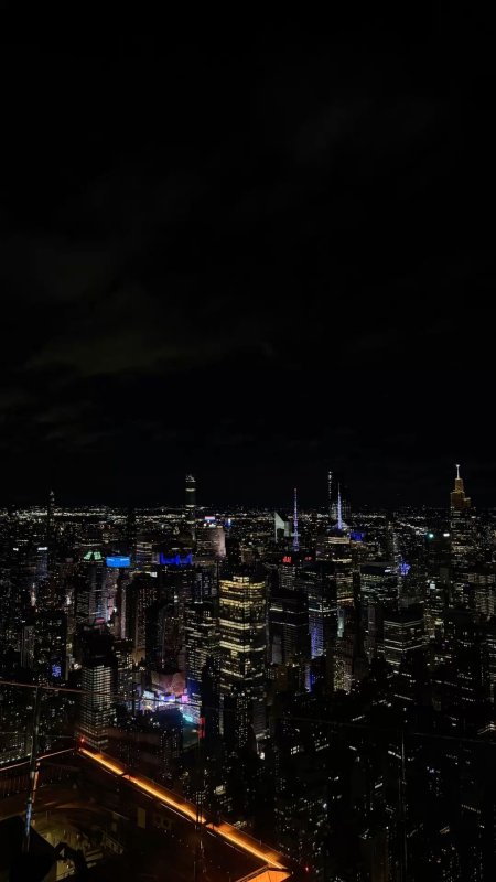 New york city night скачать фон 1080 x 1920
