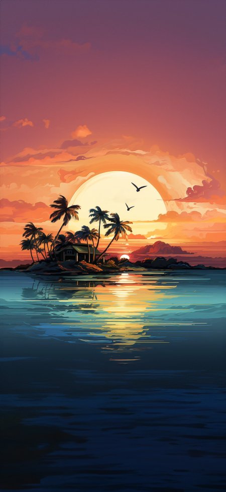 Tropical sunset