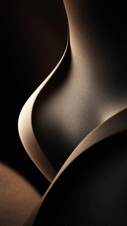 Абстракция в коричневых тонах скачать фон 2160 x 3840