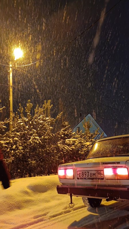 Ваз зимой