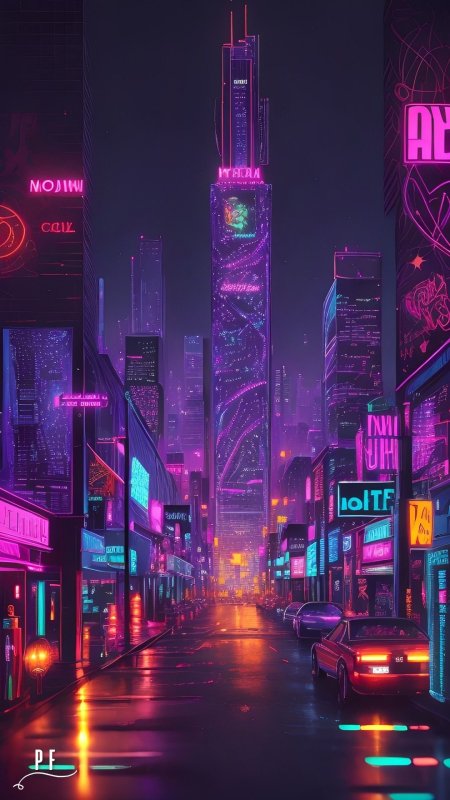 Город неон