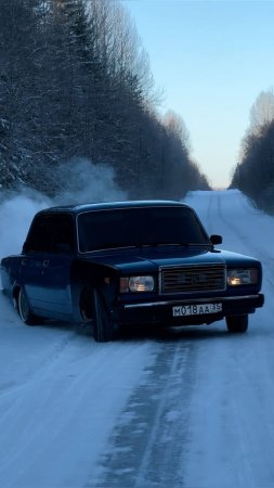 Ваз зимой