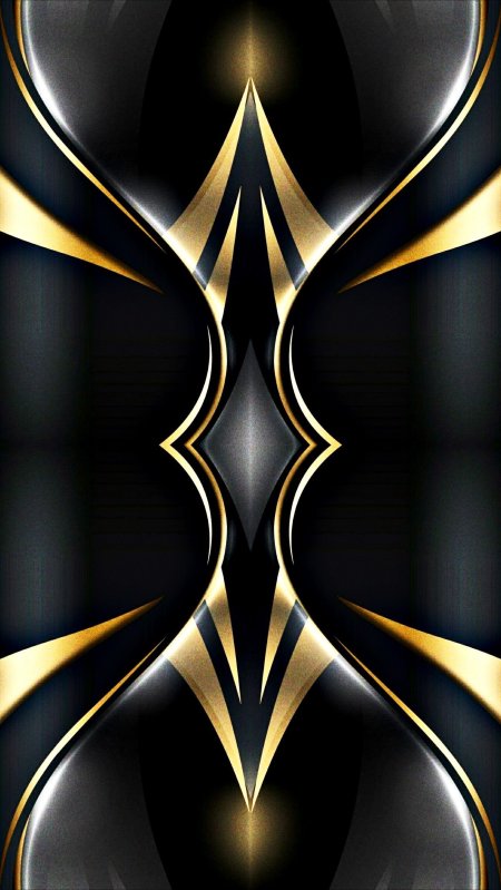 Gold and black