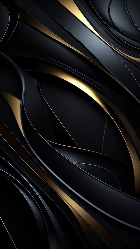 Gold and black wallpaper