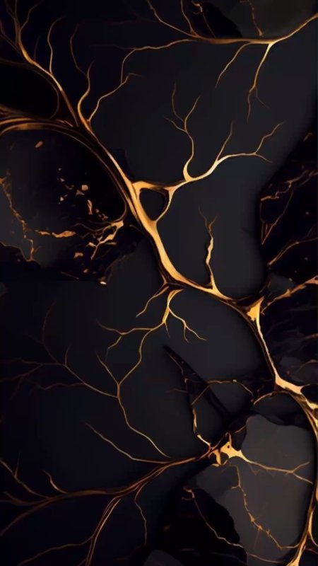 Black and gold marble wallpaper