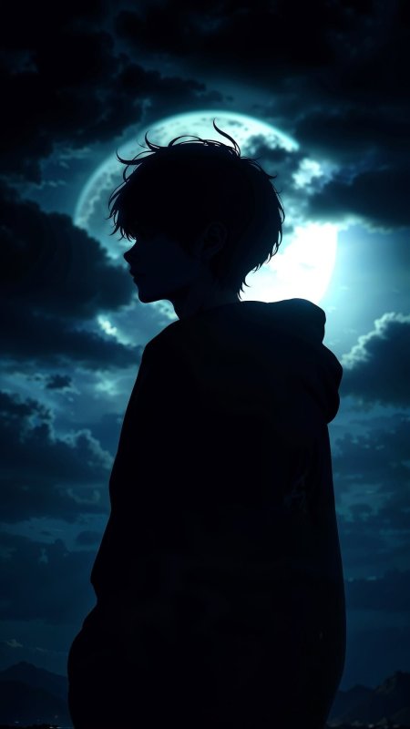 Anime photo profile dark
