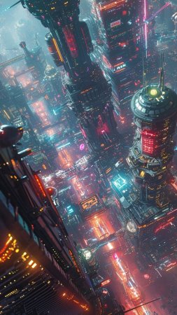 Футуристические города скачать фон 1080 x 1920