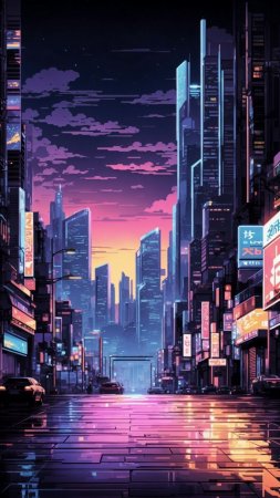 Cyberpunk night city скачать фон 1424 x 2532