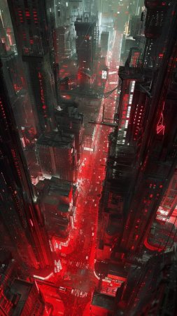 Киберпанк ред скачать фон 1080 x 1920