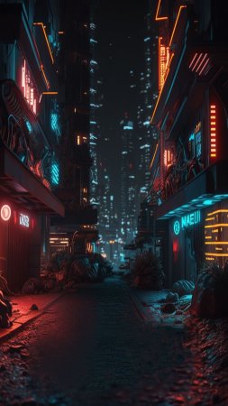 Фон в стиле киберпанк скачать фон 1424 x 2532