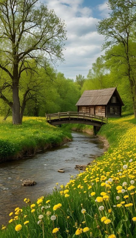 Красивые весенние пейзажи