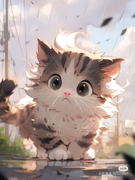 Котенок аниме