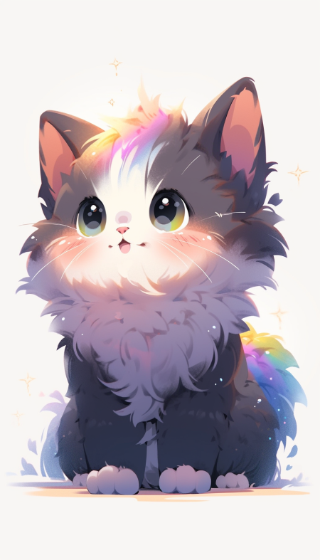 Котики милые аниме