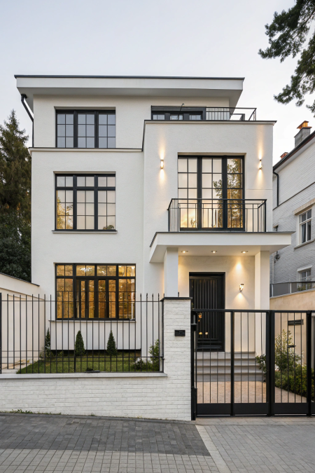 Modern house facade