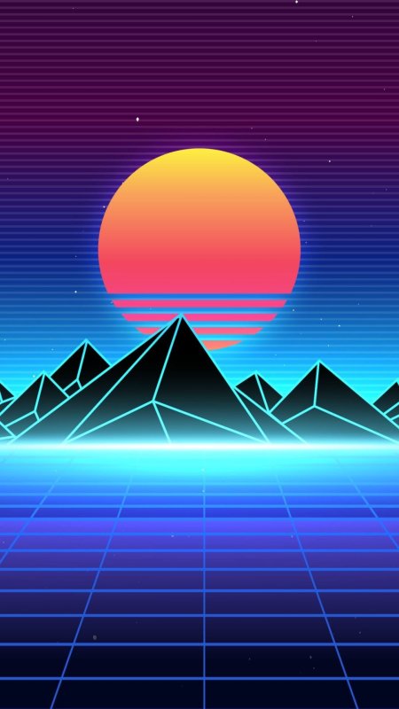 S retro background