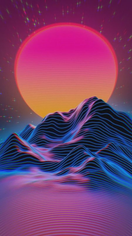 Synthwave art
