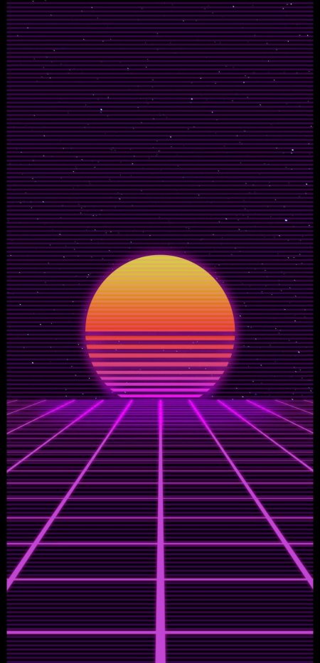 Retro synthwave
