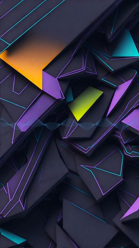 Abstract neon art
