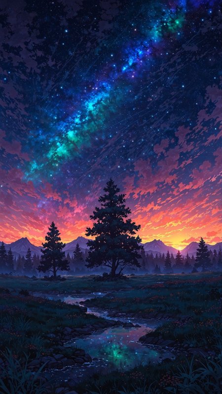Иллюстрация пейзаж