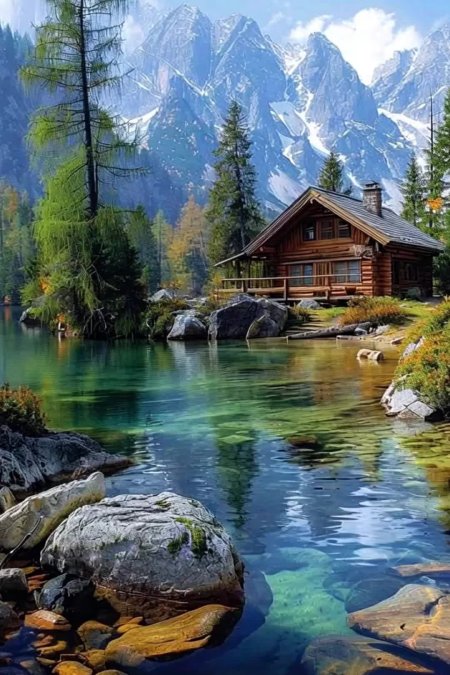 Cabin in the mountains