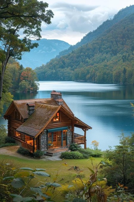 Coastal cottage cabin by the lake
