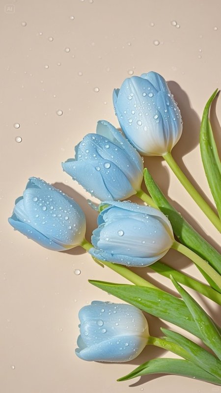 Blue tulip