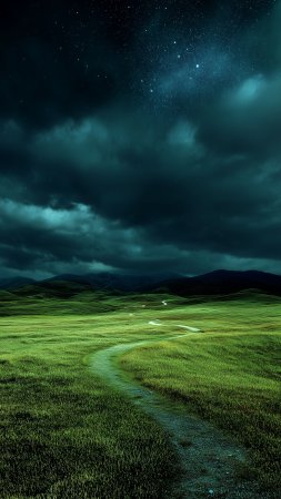 Ночь природа скачать фон 2160 x 3840