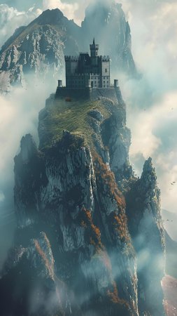 Замок на горе
