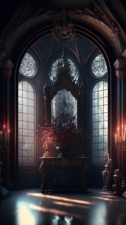 Готический интерьер