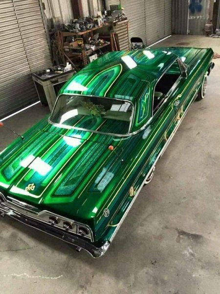 Custom paint lowrider