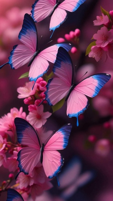 Beautiful butterflies art