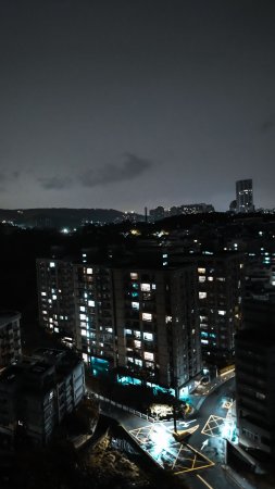 Крыши ночного города