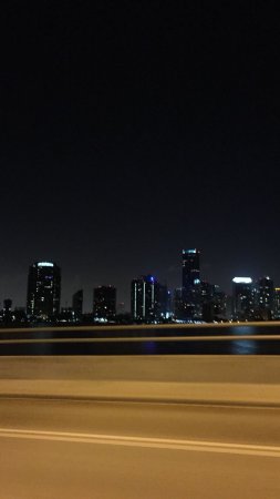 Miami skyline скачать фон 1080 x 1920