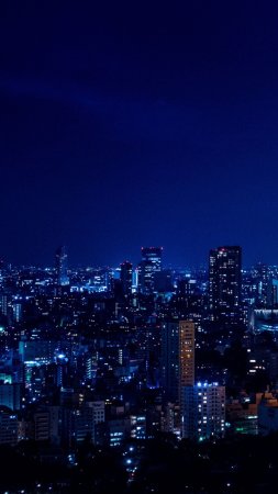 Tokyo at night скачать фон 1424 x 2532