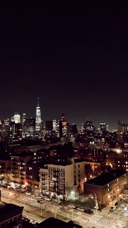 New york city rooftop скачать фон 2160 x 3840