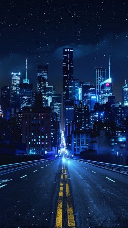 Фон ночного города скачать фон 1424 x 2532