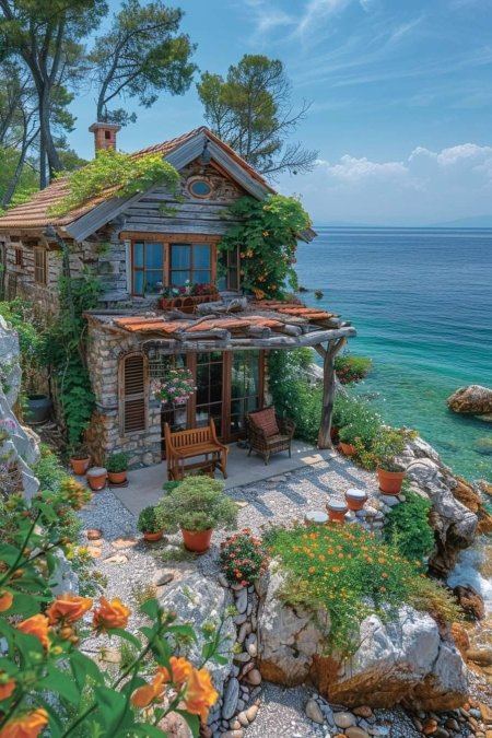 Cottage by the sea