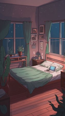 Аниме комнаты лоу-фай
