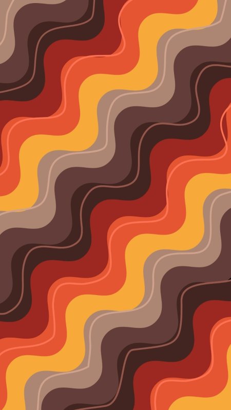 Retro wavy