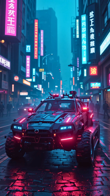 Cyberpunk city