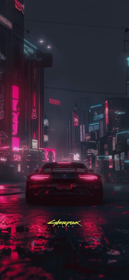 Cyberpunk night city