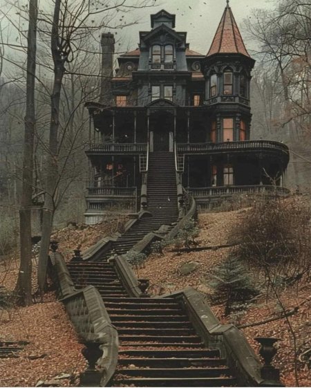 Scary victorian house