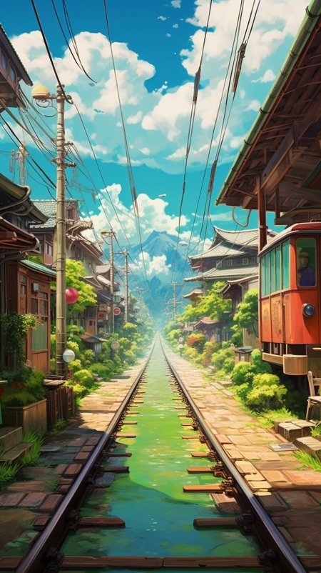 Anime scenery