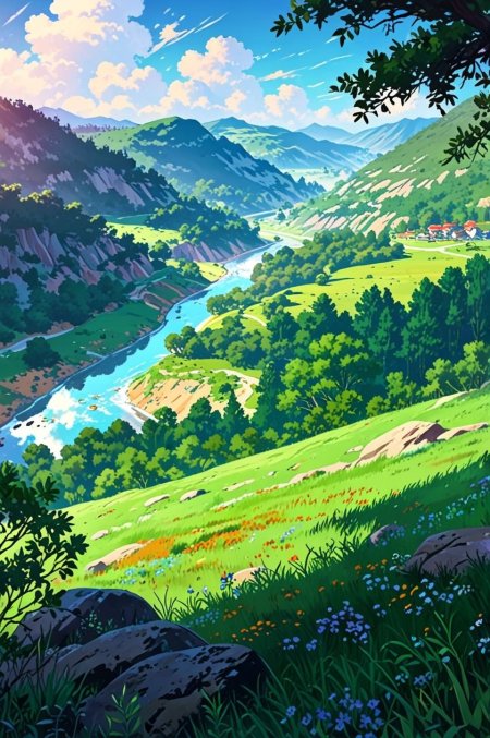 Пейзаж аниме