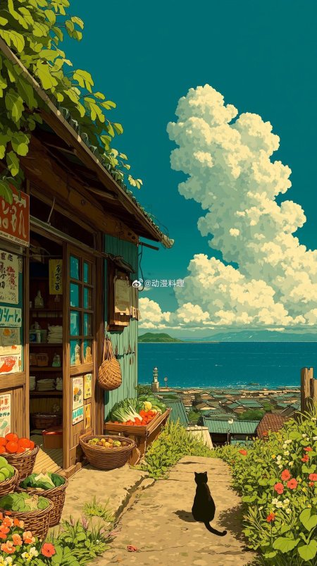 Phone wallpaper studio ghibli background anime scenery