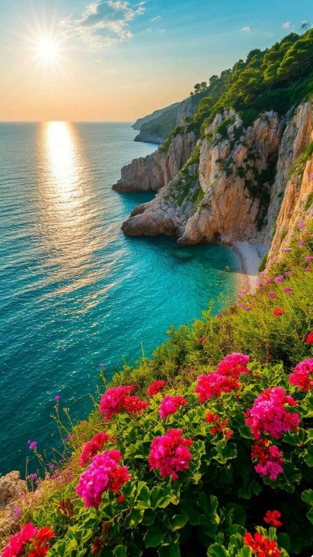 Красивая природа море