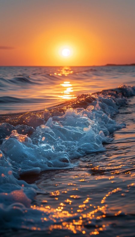 Море закат